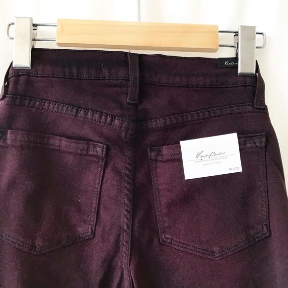 Kancan wine skinny jegging jeans Size 23 - Picture 8 of 12